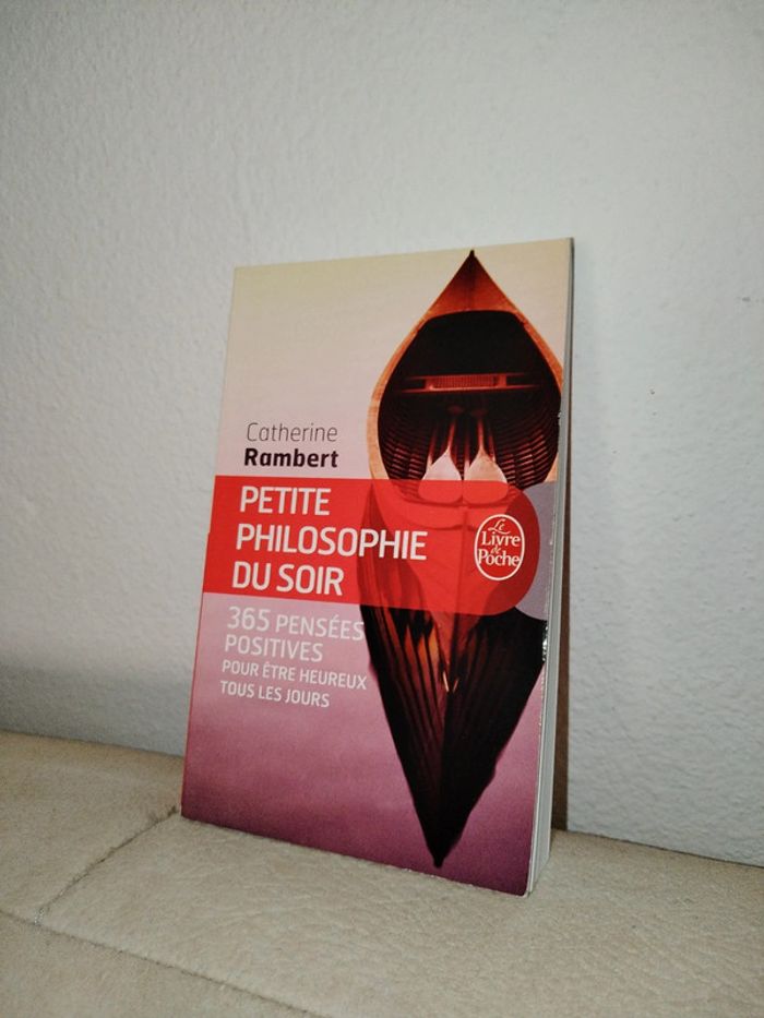 Livre "petite philosophie du soir" de Catherine Rambert