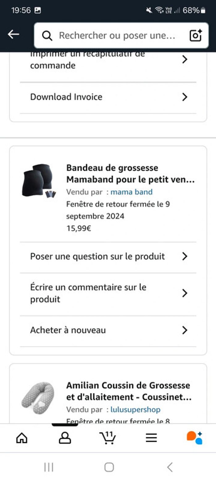 Lot Bandeau de grossesse taille M neuf sans étiquettes - photo numéro 6