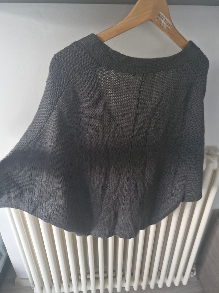 Cardigan gris Manches chauve-souris - photo numéro 3