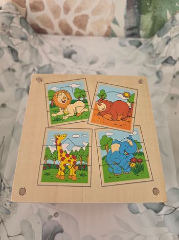 Cube puzzle Janod 18 mois 24 mois 36 mois 
