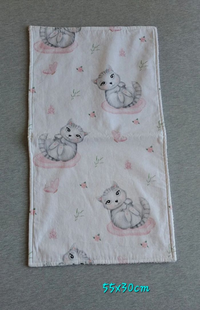 Lot serviettes chat