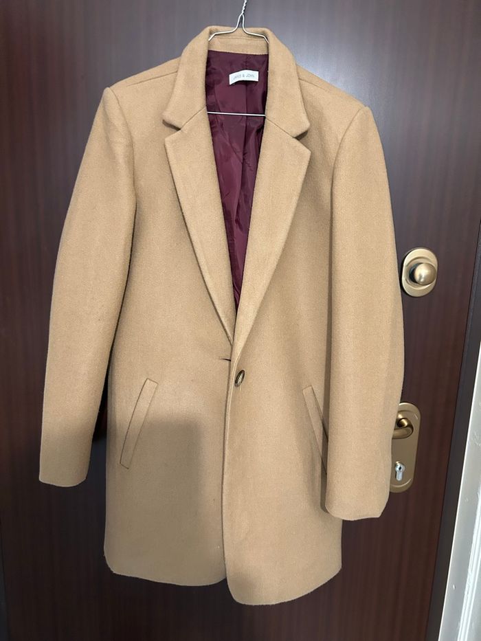 Manteau beige Janis &Jones T3 - photo numéro 3