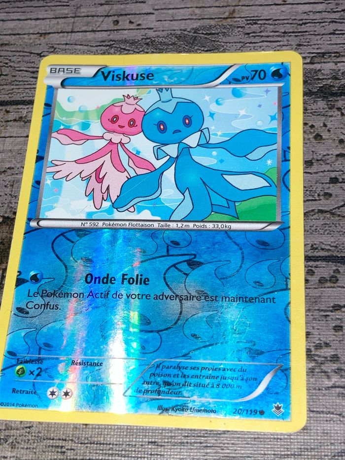 Pokemon Viskuse - Reverse - Base - 20/119 - 2014 - photo numéro 3