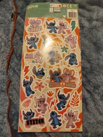 Lot autocollant Disney Stitch
