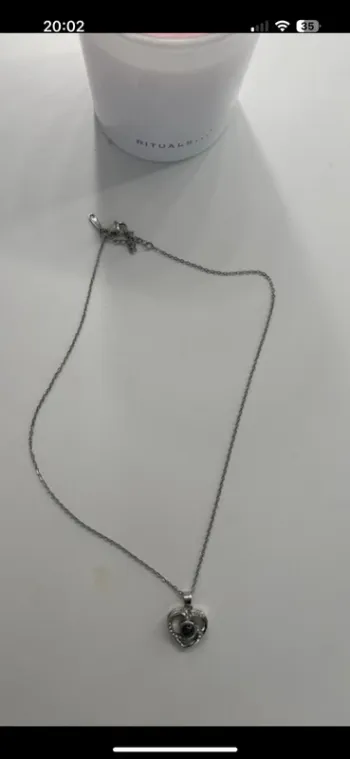 Collier avec pendentif cœur neuf
