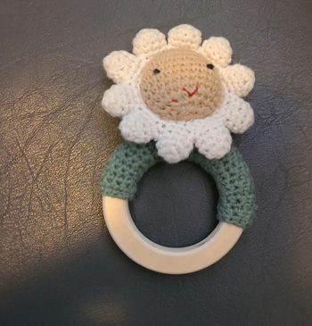 Hochet, anneaux de dentition bon état 