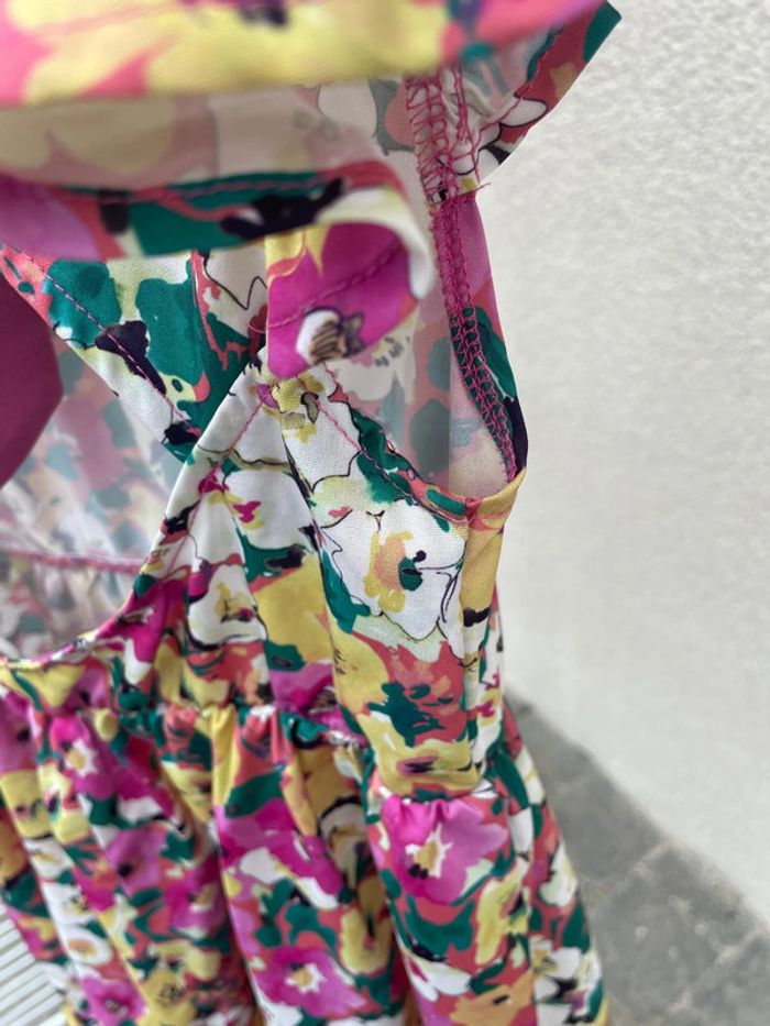 Magnifique robe d’été fleurie et colorée - photo numéro 3