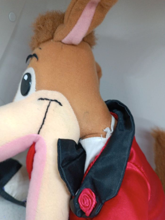 Peluche plush Teddy loup Wolf costume tenue soirée Tex Avery cartoon Turner look tropico - photo numéro 9