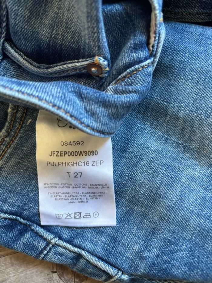 Jeans croisé 7/8ème Le Temps des Cerises taille 36 - photo numéro 8