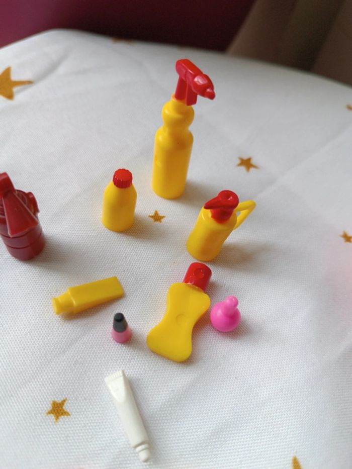 Accessoires accessories coiffeuse coiffeur make-up maquillage barbie mannequin palette vernis beauté - photo numéro 15