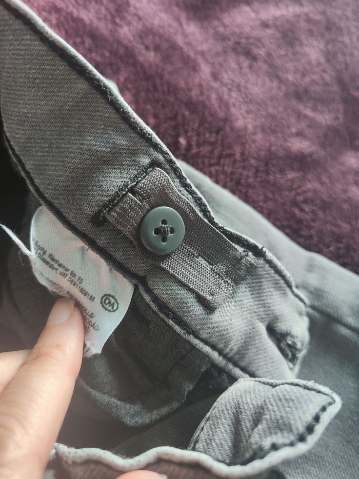 Jeans slim gris clair C et A 10 ans boy - photo numéro 4