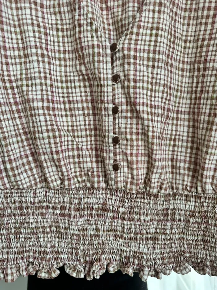 Blouse à carreaux Sezane - photo numéro 5