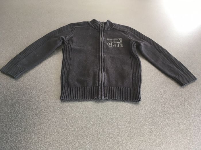Gilet Garçon noir 6 ans