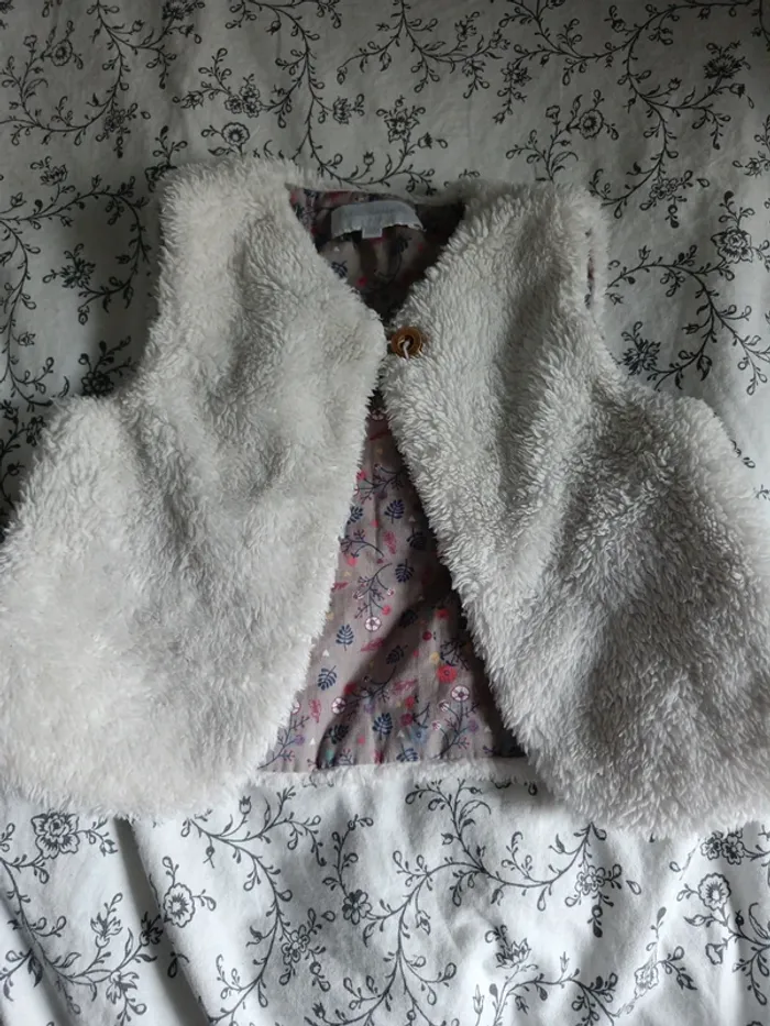 Gilet sans manches tout doux Cadet Rousselle 18 mois