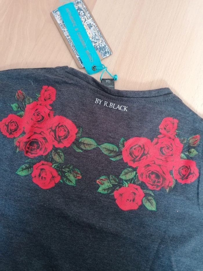 T-shirt 12 ans Rivaldi Black neuf avec étiquette - photo numéro 6