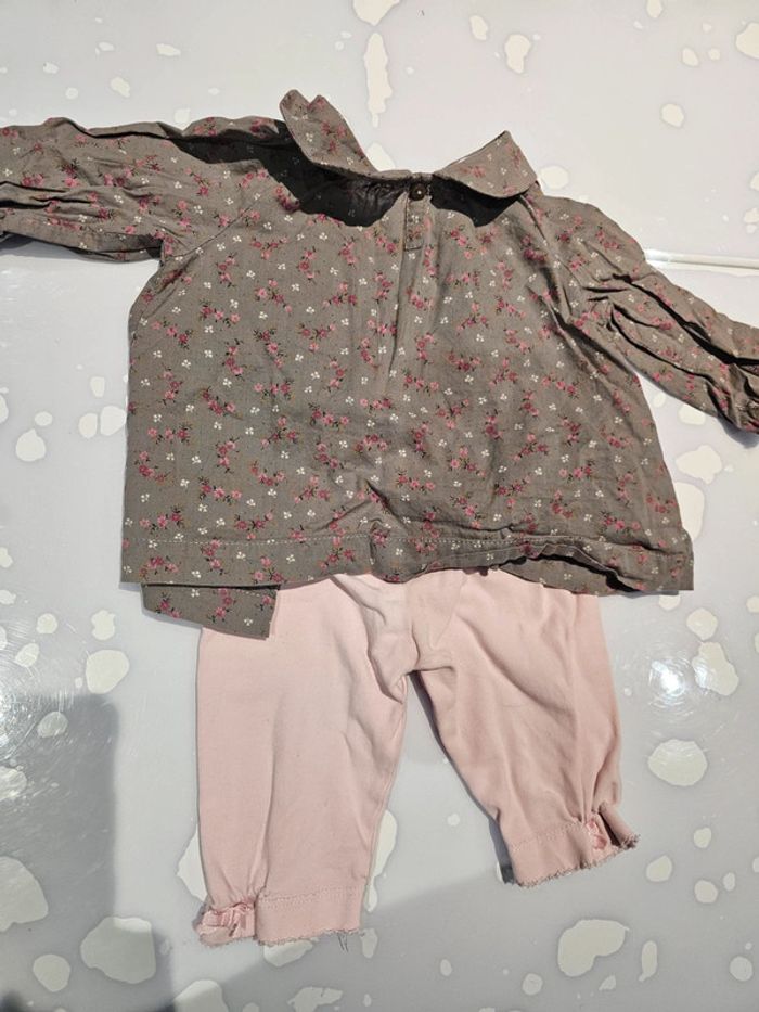 Ensemble blouse et legging 6 mois