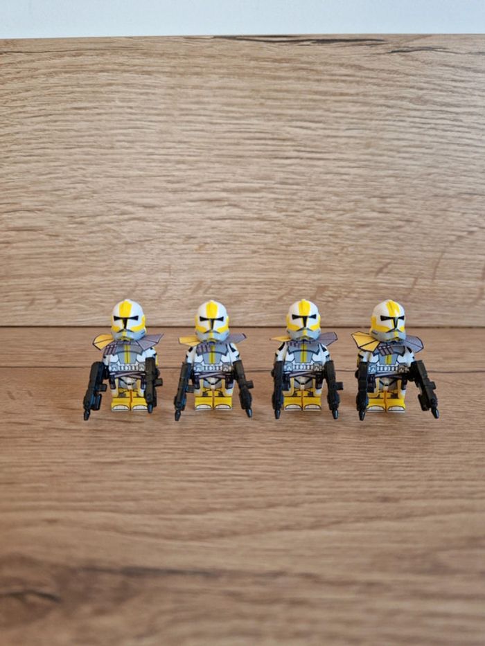 Figurines type lego 4 clones Arc Troopers star wars