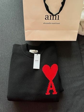 Pull Ami Paris noir