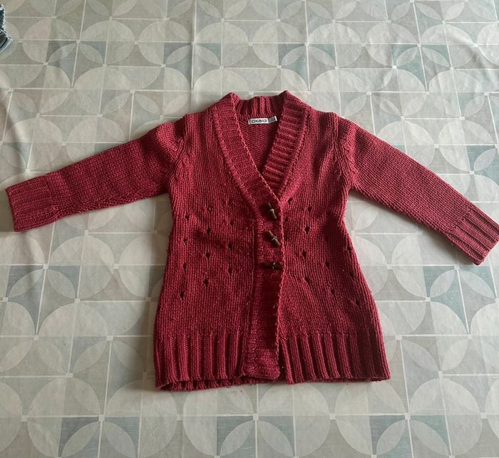 Gilet fille - 5 ans - Okaidi - en très bon état