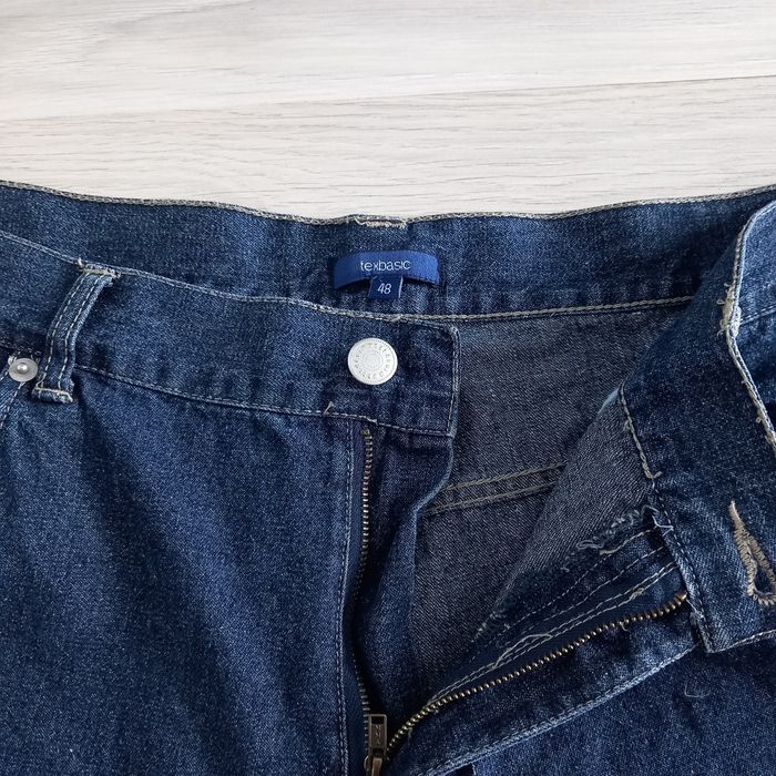 Short en jean bleu homme Tex taille 48 - photo numéro 2