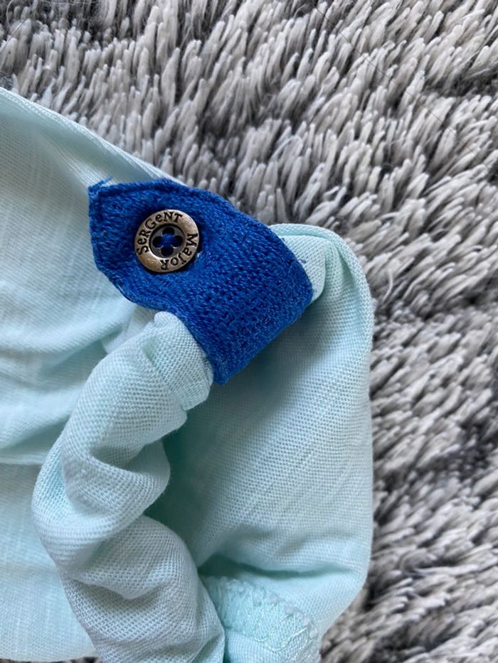 Teeshirt manches longues vert d’eau Sergent Major - 8 ans - photo numéro 2