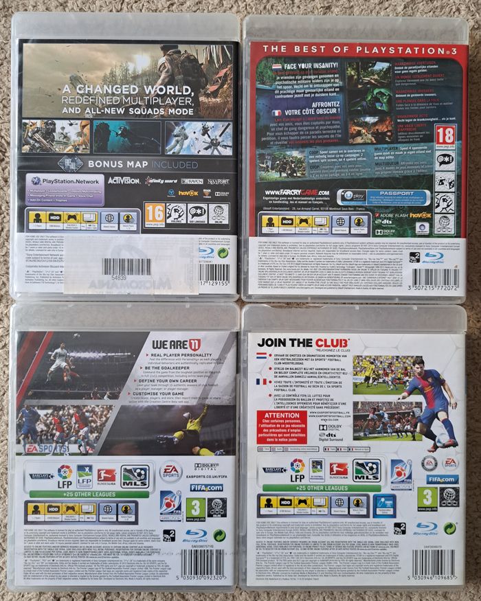 Lot de 8 jeux Playstation PS3 - photo numéro 3