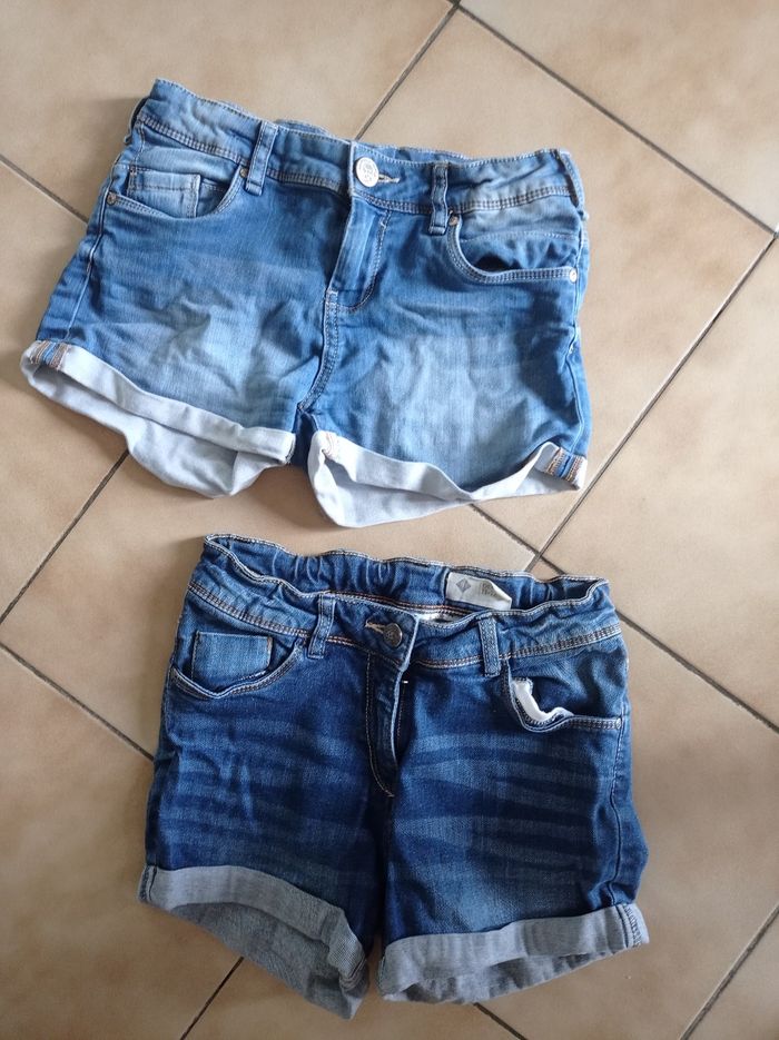 Lot de 2 shorts en jean - 12 ans