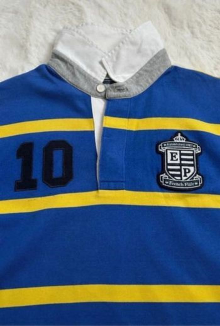 Polo Eden Park Bleu taille M - photo numéro 3