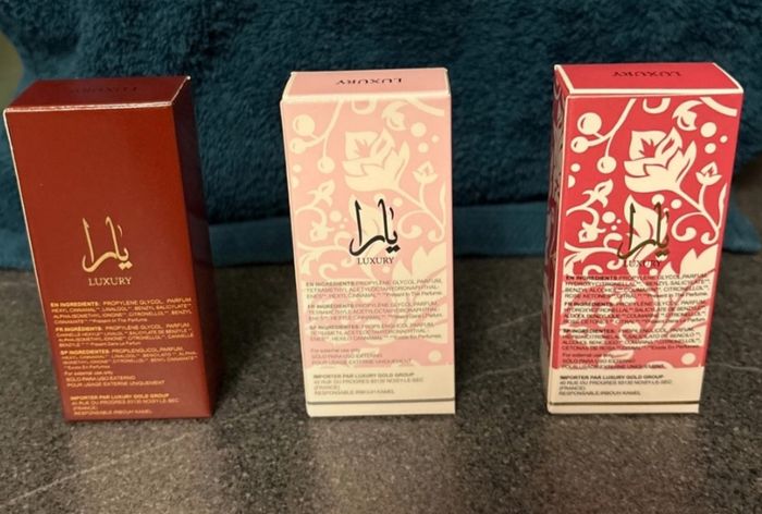 Lot de 3 parfums roll-on 10ml LUXURY – Inspirations Yara Candy, Yara Rose & Assad Bourbon – Sans alcool - photo numéro 2