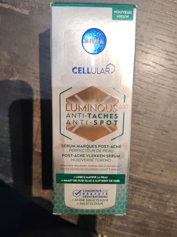 Sérum anti taches luminous Nivéa cellular