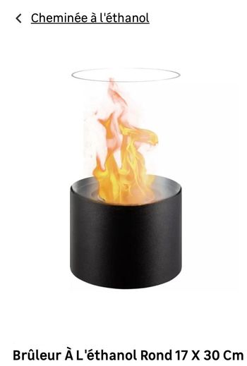 Cheminée / Foyer de table décorative NEUVE sans fumée au bio Ethanol 🔥