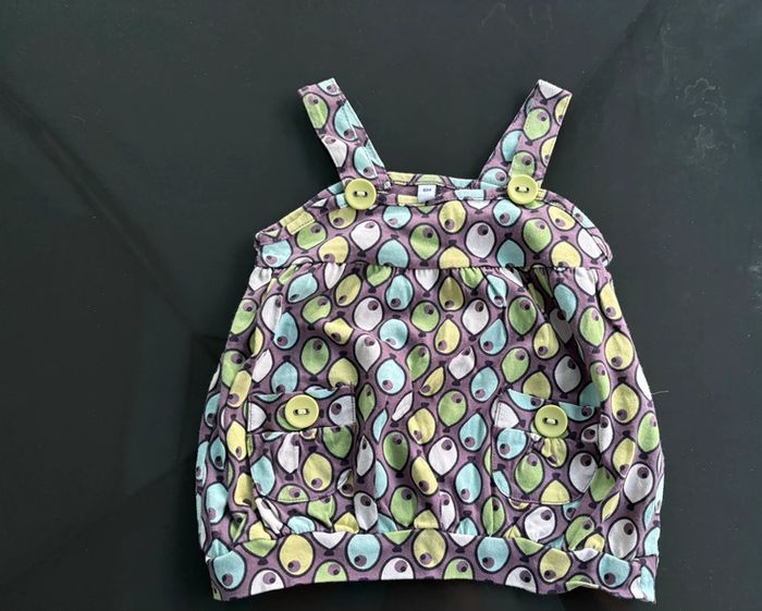 Salopette robe / Taille 6 mois