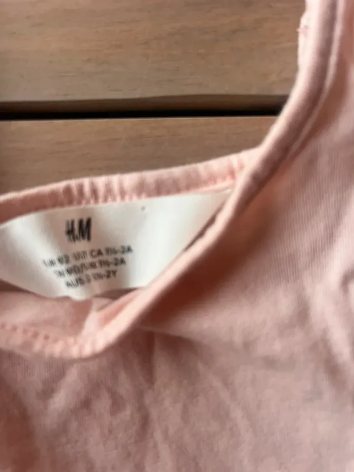 Robe coton manche broderie anglaise h&m 2 ans - photo numéro 3