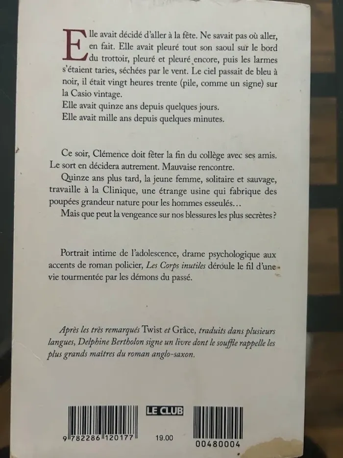 Les Corps inutiles de Delphine Bertholon - photo numéro 2