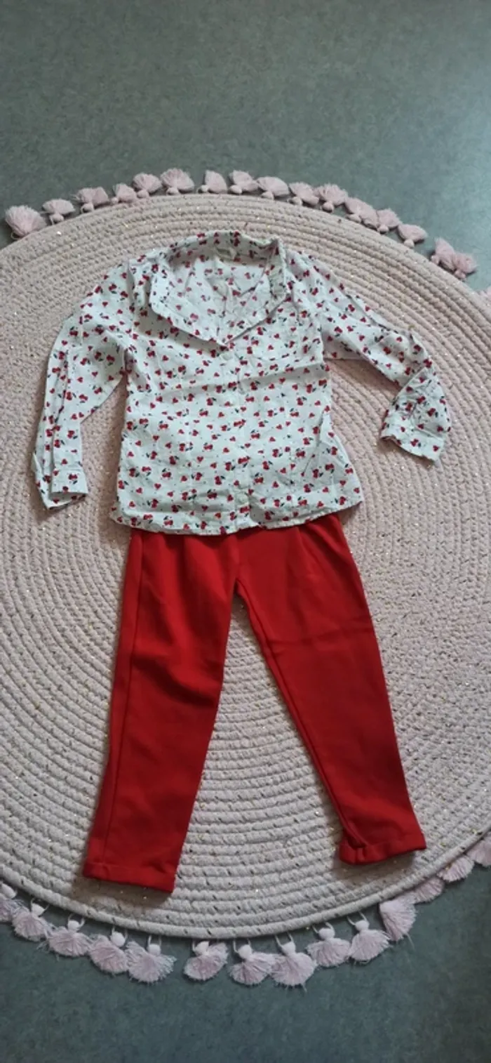 Ensemble pantalon chemisier