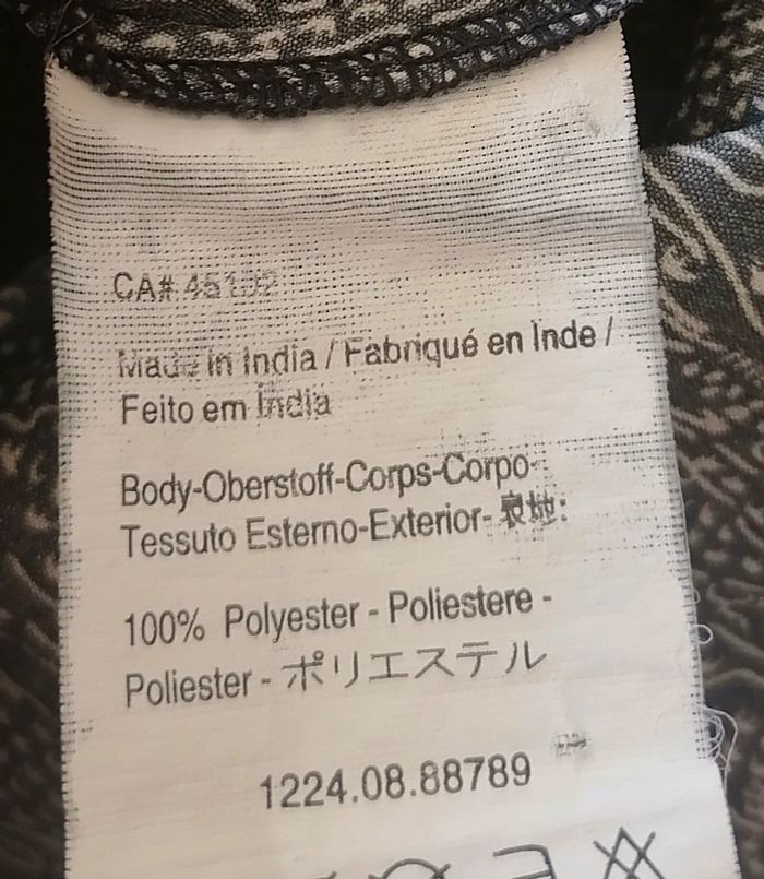 Robe courte fluide légère noir blanc Taille 2 ou M Maisons Scotch - photo numéro 12