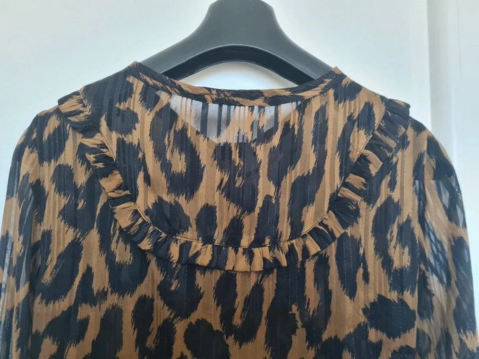 Chemisier imprimé léopard - Taille S Mango - photo numéro 8