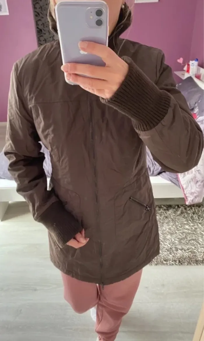 Manteau 38 marron - photo numéro 3