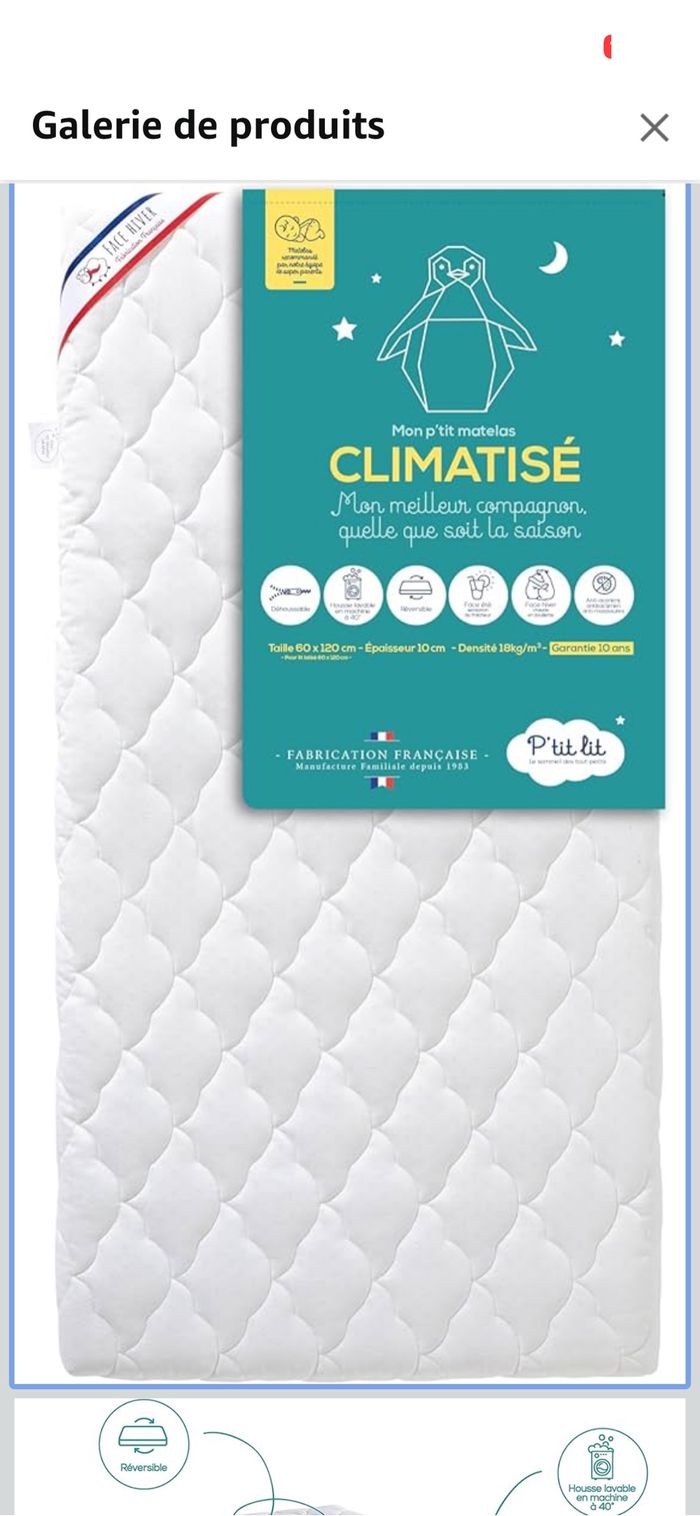 Lit + matelas bébé - photo numéro 3