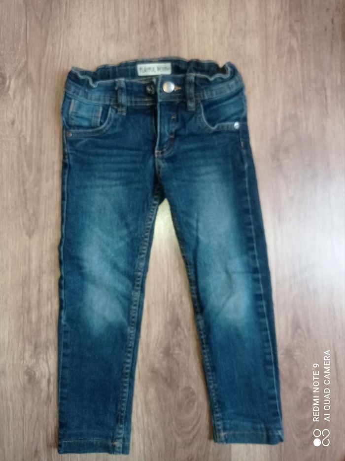 Jean doublé hiver garçon, Playful denim, taille 4 ans - photo numéro 5