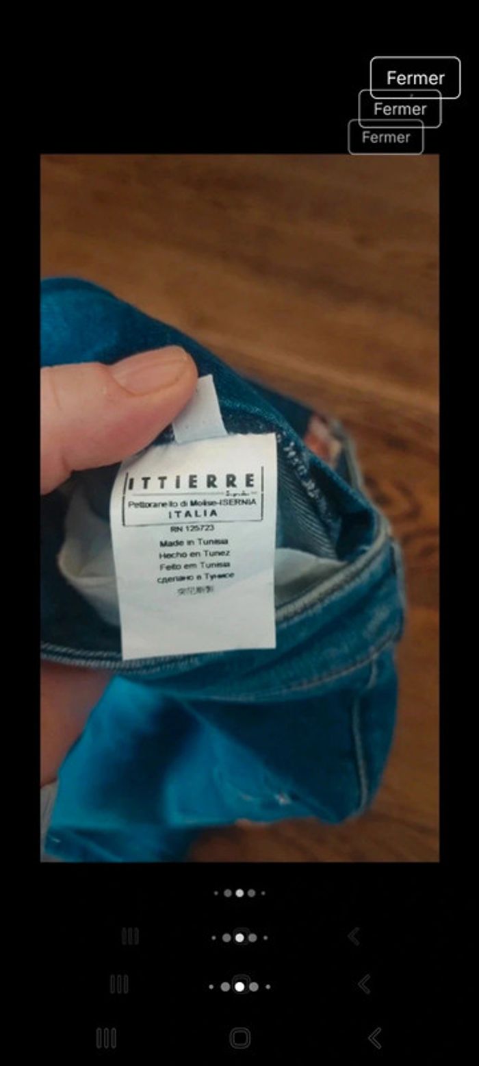 Jolie Mini Jupe en jeans Fiorucci W 26 fr 36 - photo numéro 9