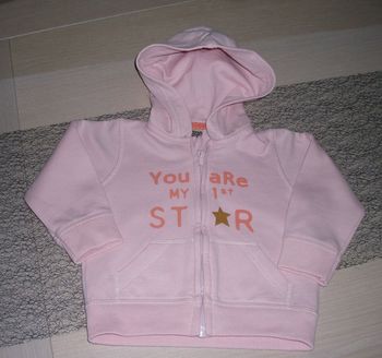 veste à capuche tape à l'oeil 18 mois