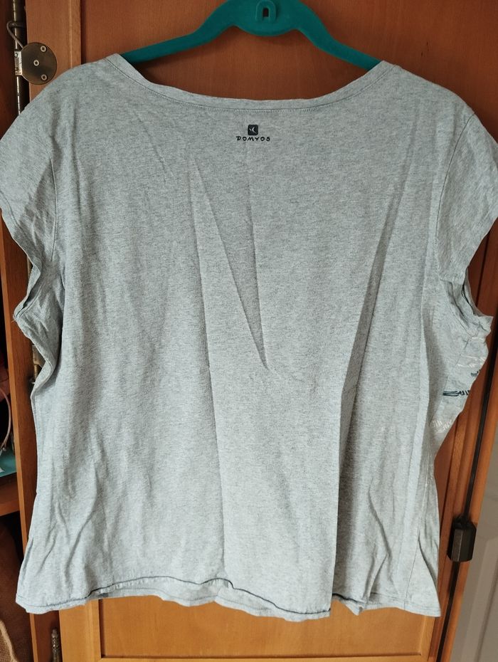 Tee-shirt femme gris - photo numéro 2