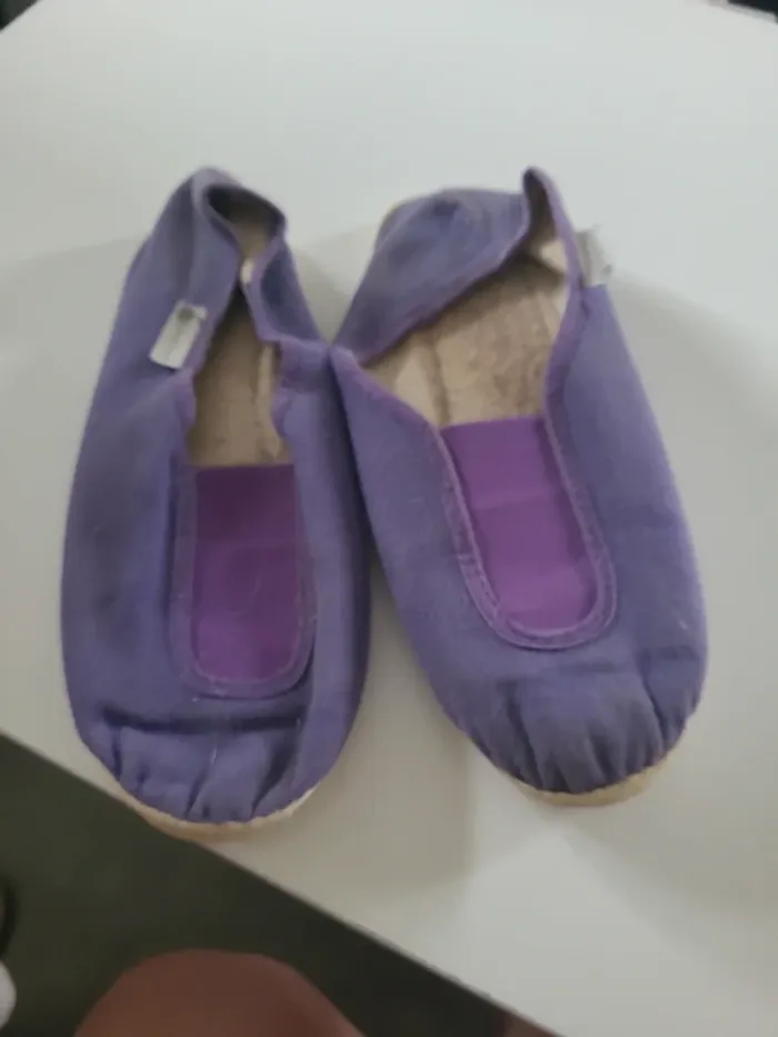 Ballerines violettes, domyos, taille 34