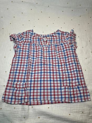 Blouse à carreaux Bonpoint 4 ans