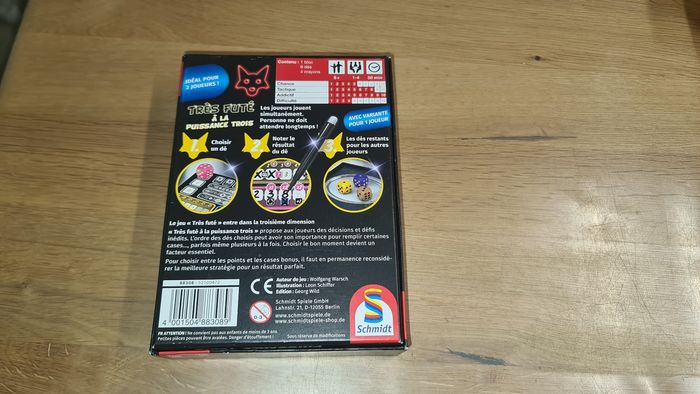 Jeu de société Très Futé À La Puissance Trois des éditions Schmidt, - photo numéro 3