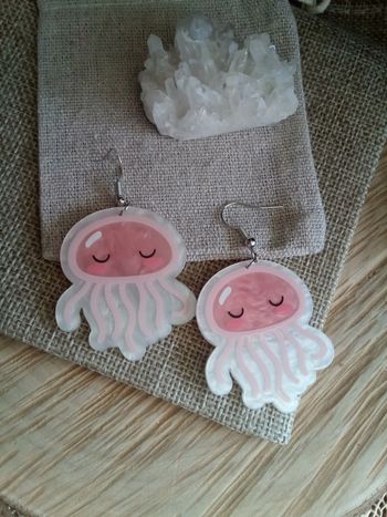 Boucles d'oreilles pieuvres