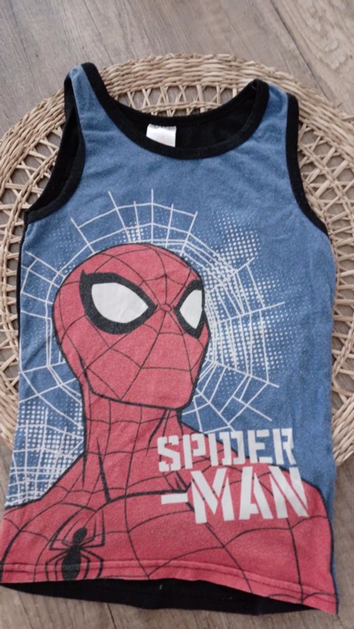 Tee shirt débardeur Spiderman