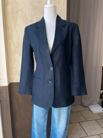 Blazer marine vintage Les deux saisons 44