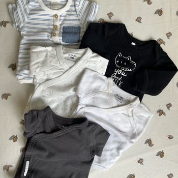 Lot de 5 bodys 0 mois